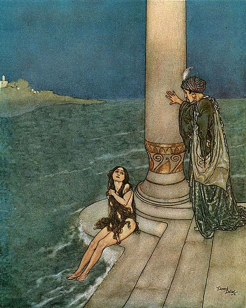 Edmund-Dulac-The-Mermaid-The-Prince