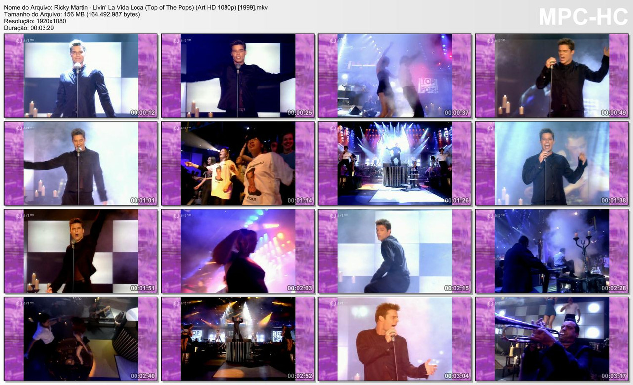 Ricky Martin - Livin' La Vida Loca (Top of The Pops) (Art HD 1080p) [1999]