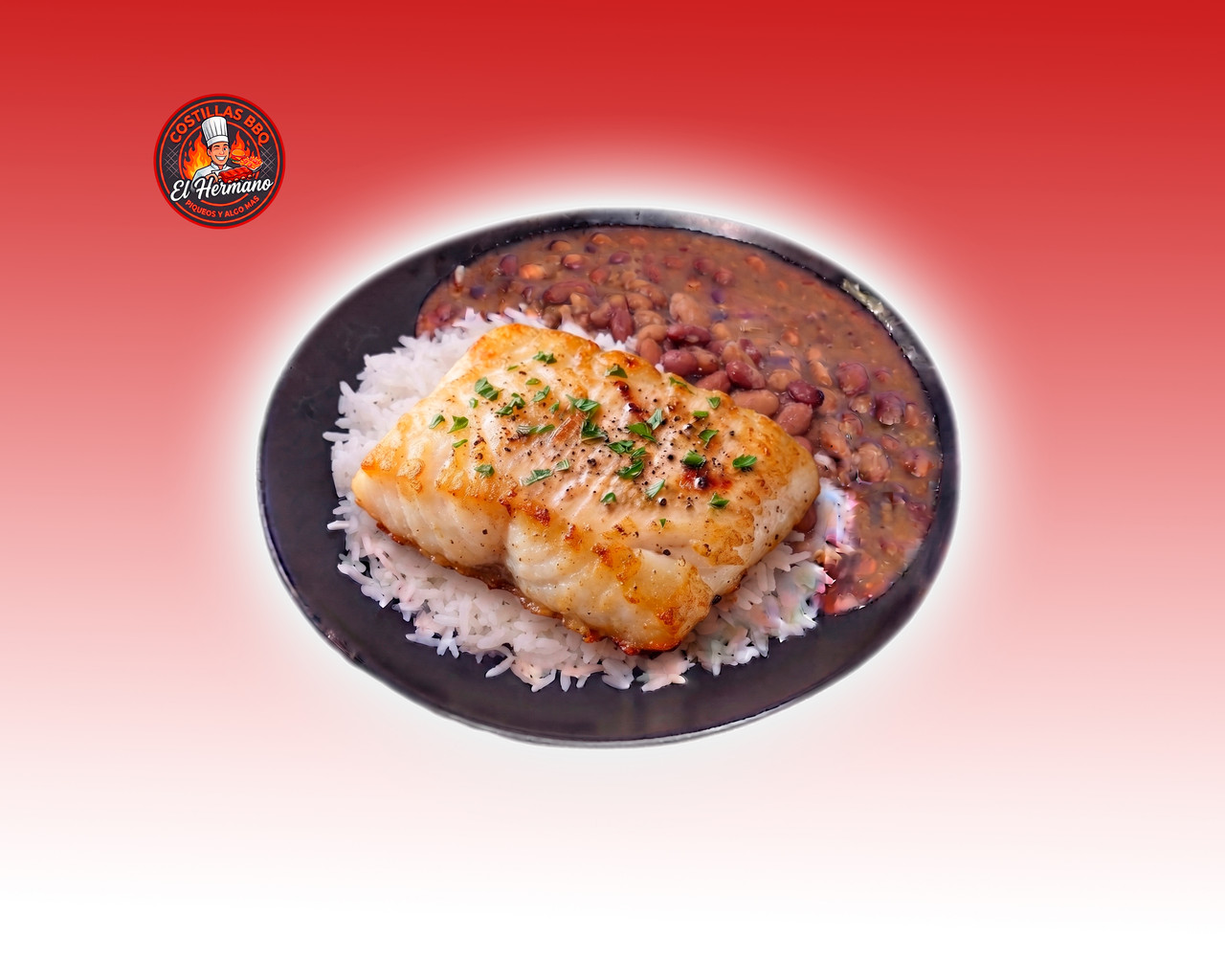 Arroz, Menestra Y Filete De Pescado