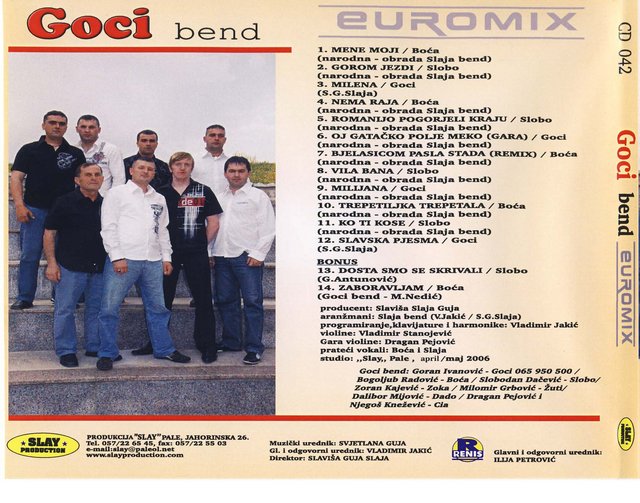Goci Bend 2006 - Euromix Gocibend2006zadnjawd1