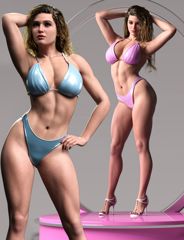 Z Toned Beauty Shape and Pose Mega Set for Genesis 9 Z Toned Beauty Shape and Pose Mega Set for Genesis 9