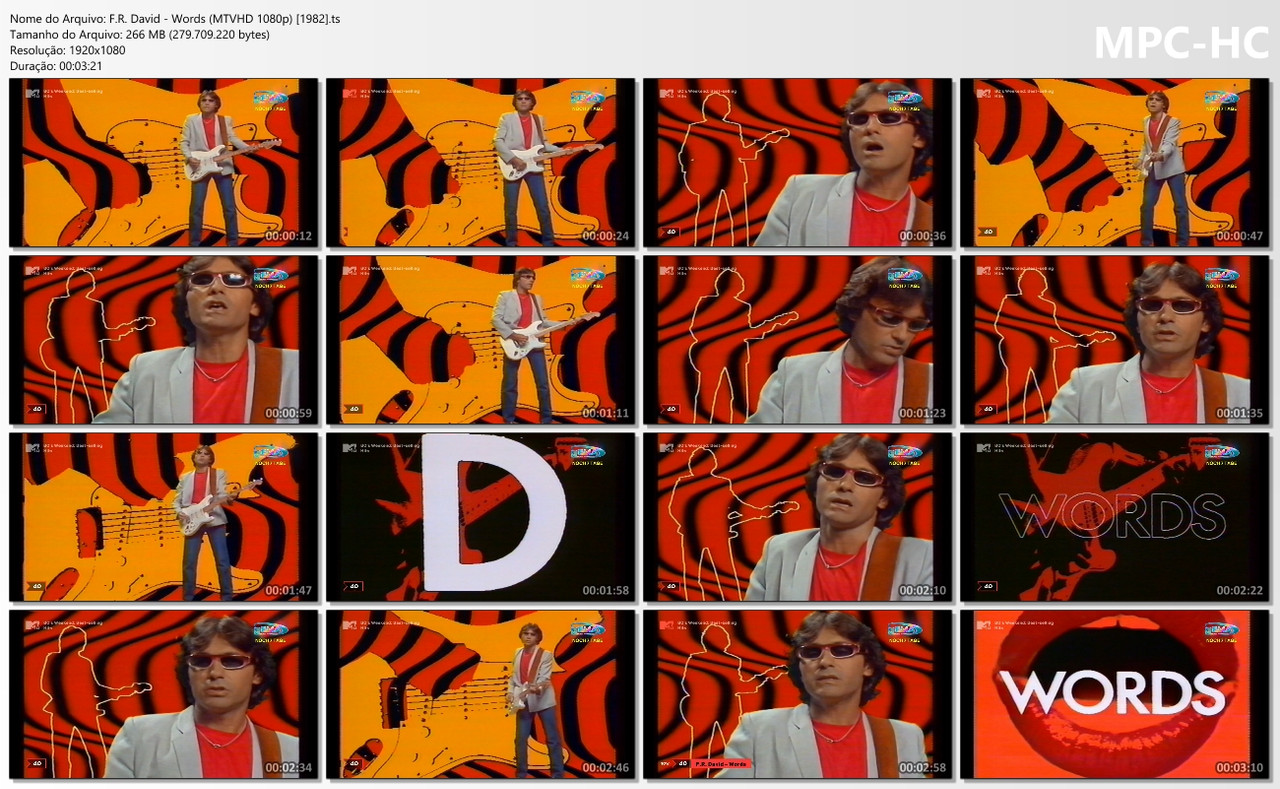 F.R. David - Words (MTVHD 1080p) [1982].ts