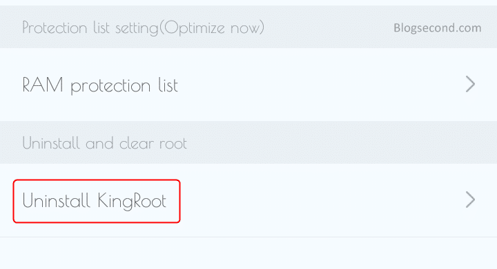Menghapus Kingroot atau Kinguser di Android