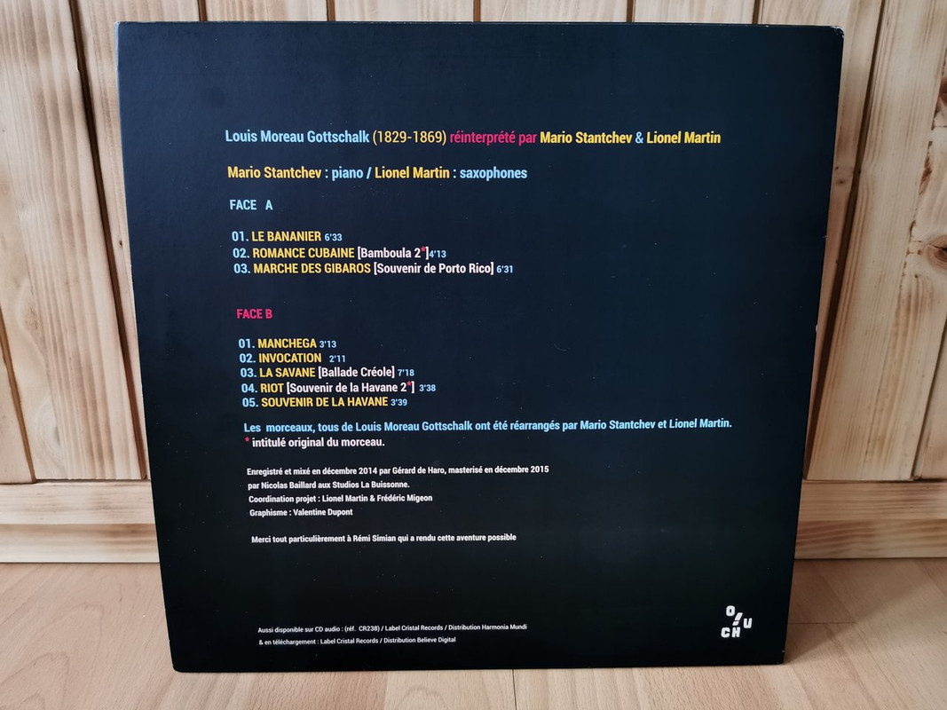 Mario Stanchev, Lionel Martin – Jazz Before Jazz - Autour De La Musique De Louis Moreau Gottschalk (