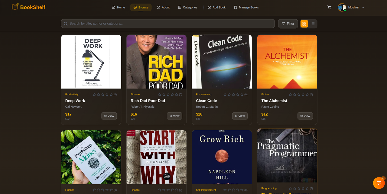 BookShelf screenshot 2