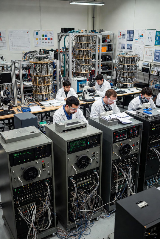 Computação quântica repete os anos 1970: Máquinas barulhentas, promessas gigantes e o futuro ainda distante