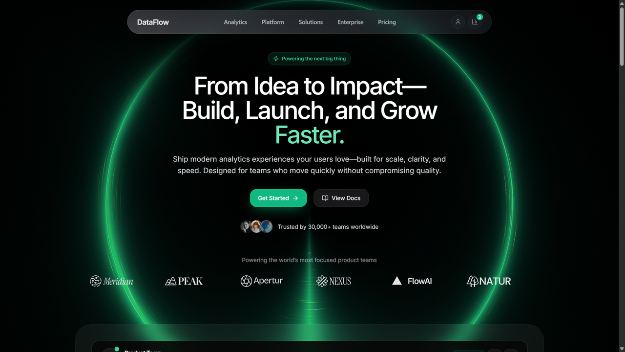 DataFlow Analytics Platform