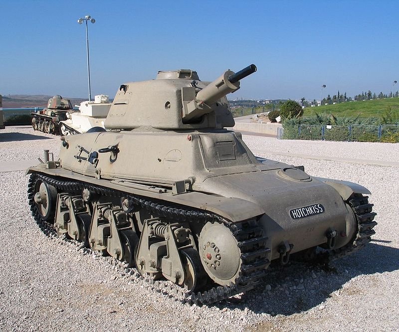 Hotchkiss H-35 en el Museo Yad La-Shiryon de Israel