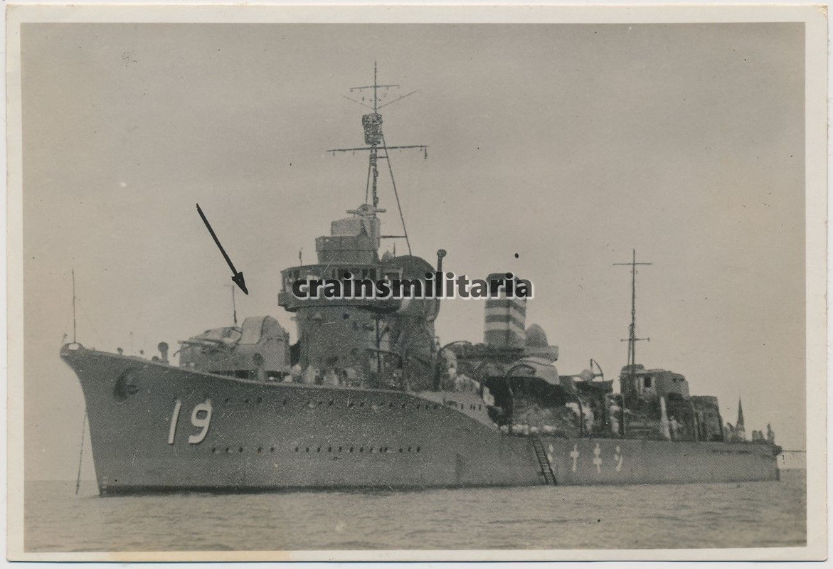Foto japanische Zerstörer Schiff d. Fubuki Klass