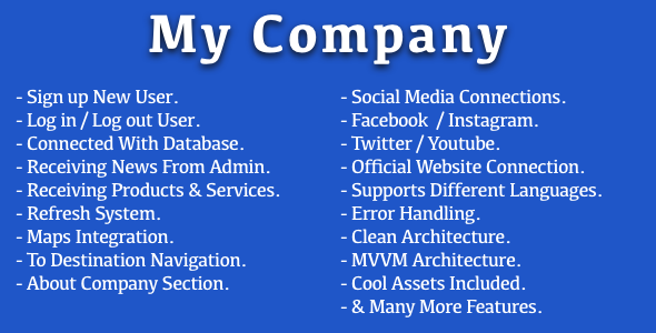 MyCompany - Multi Purpose App - 1