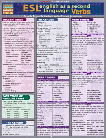 English as a Second Language Verbs (Quick Study Academic) English as a Second Language Verbs (Quick Study Academic)