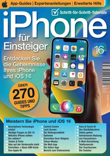 Cover: Iphone F&uuml;r Einsteiger No 01 August 2023