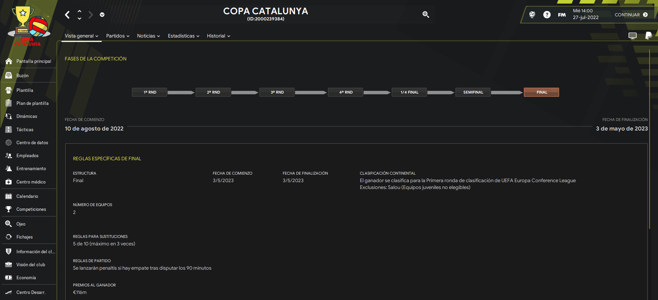 Where go to Europe Competition Win Catalonian Cup