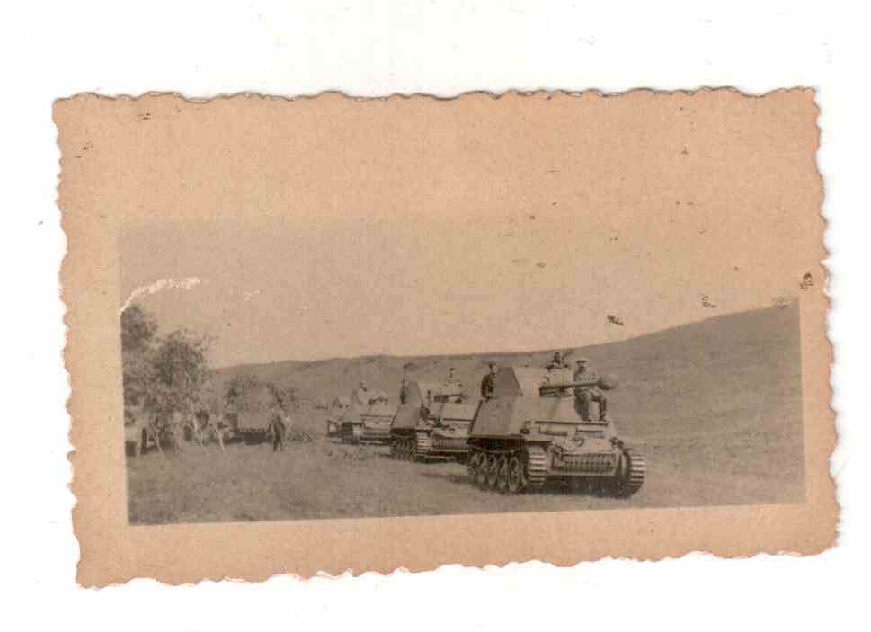 FOTO Deutsche Panzerkolonne MARDER II Panzerjäge