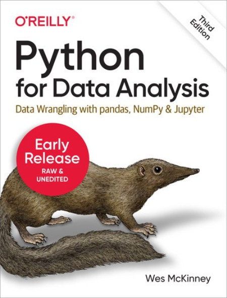 Python for Data Analysis, 3rd Edition (Fourth Early Release)
