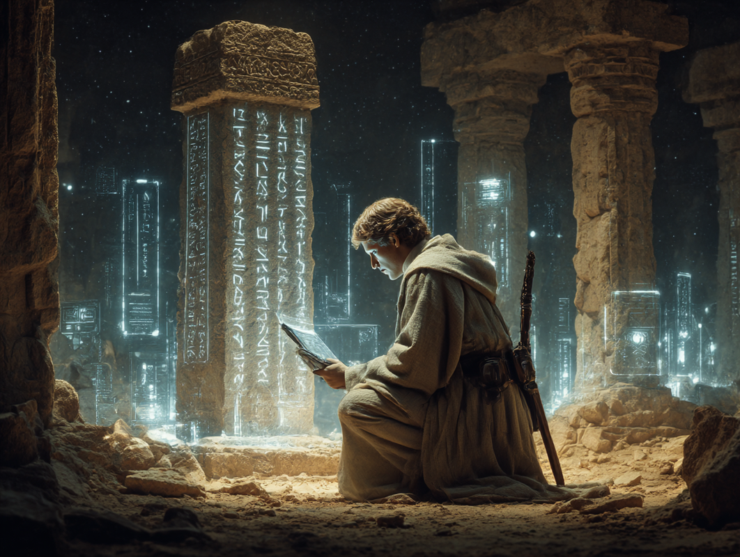 quotedpoodlz-A-robed-Jedi-kneels-before-a-glowing-ancient-mon-3a7255d4-1122-4d44-a62c-c8aa229c5209-1.png