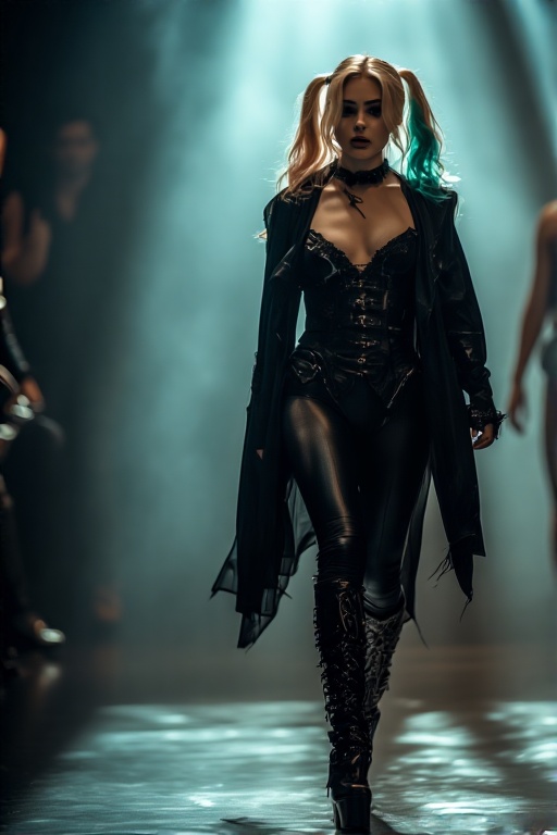 Harley-Quinn-in-black-Gothic-u-59