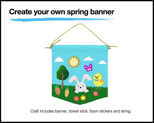 Join the Fun: Free Spring Banner Crafting Event at JCPenney on March 9th Join the Fun: Free Spring Banner Crafting Event at JCPenney on March 9th