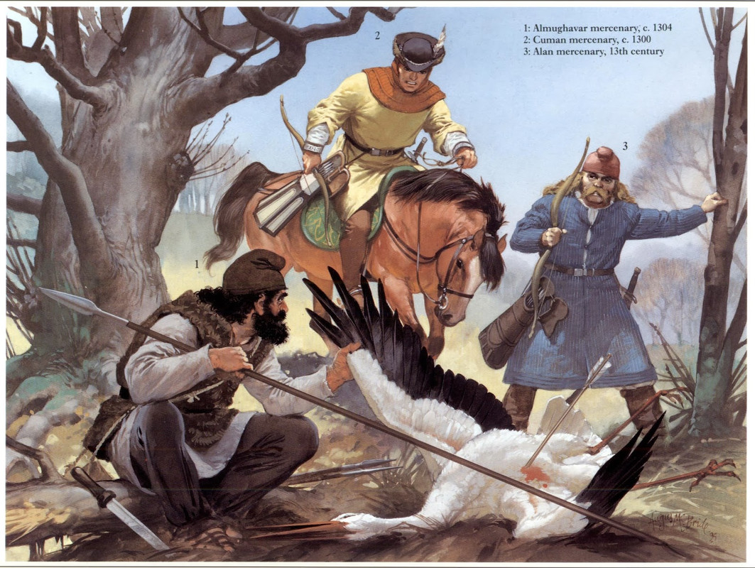 Mercenarios bizantinos de finales del siglo XIII y principios del XIV