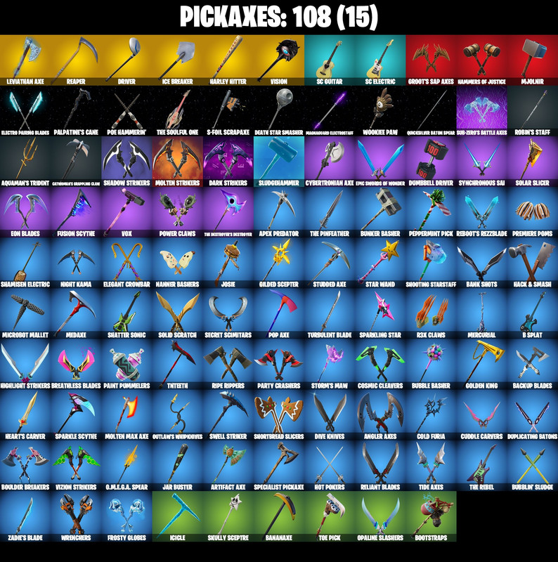 pickaxes comp