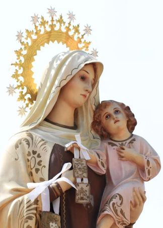 La Festa Liturgica della Vergine del Monte Carmelo dans Fede, morale e teologia Madonna-del-Carmelo-con-il-Bambino-Ges