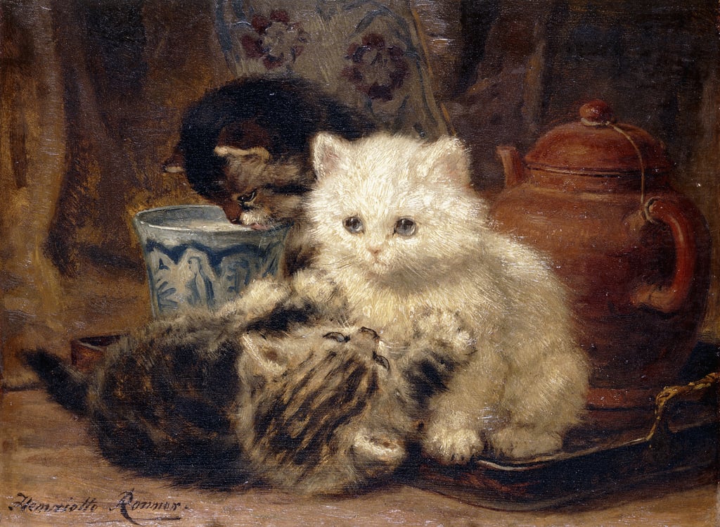 3-Henritte-Ronner-Knip-Afternoon-Tea-Meister-Drucke-823631