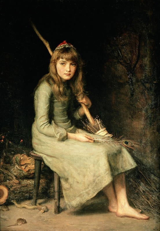 John Everett Millais - Cinderella - 1881