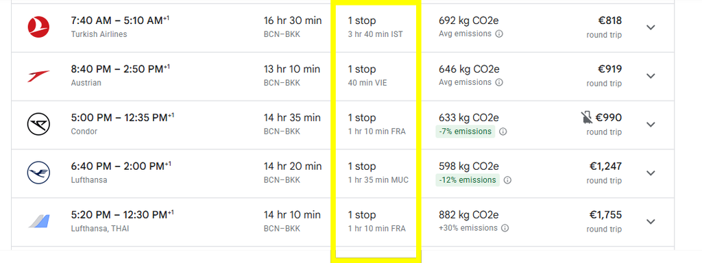 Vuelos a Tailandia: BCN>BKK JUNIO/JULIO2026 - Compañías Aéreas y Vuelos a Tailandia