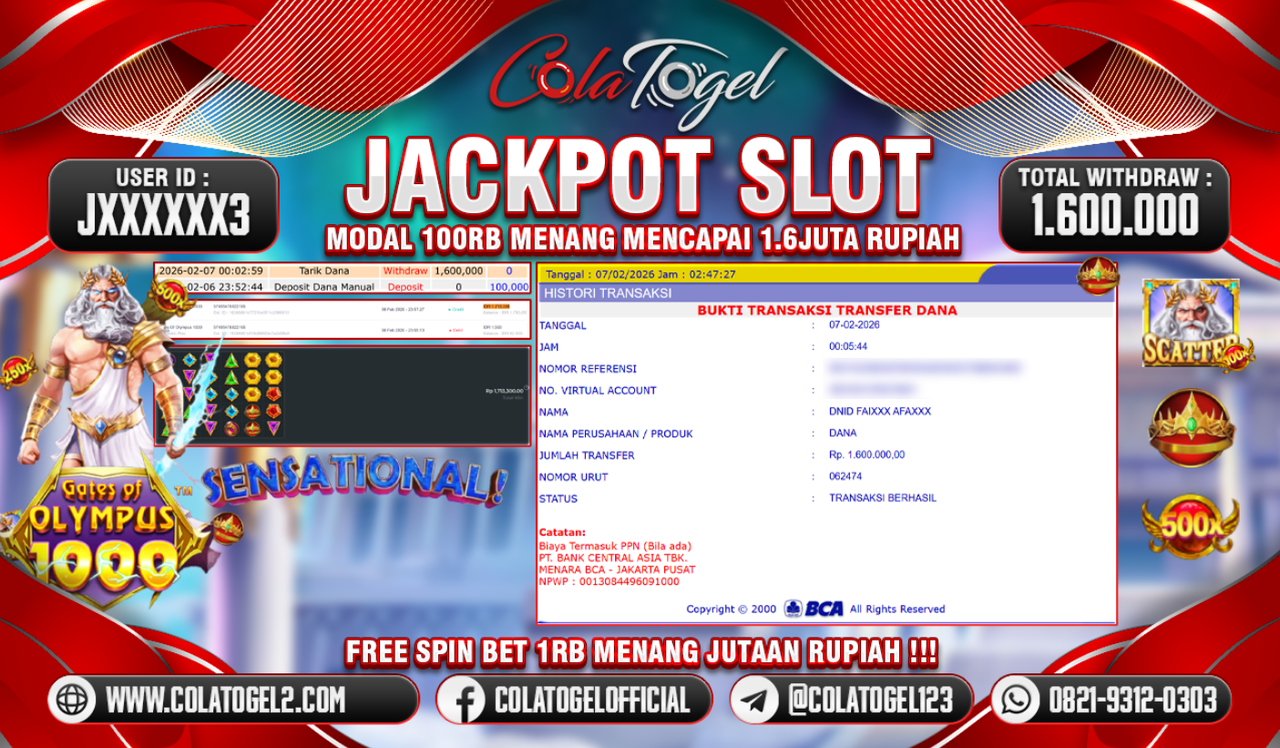 JACKPOT SLOT GACORR!!