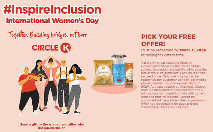 Enjoy a Complimentary Gift from Circle K!