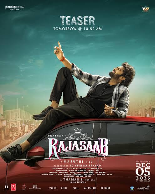 The Raja Saab Background Poster
