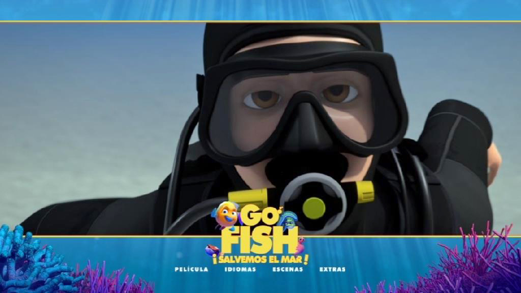 GO FISH MENU - Go Fish: ¡Salvemos el mar! [2019] [Aventuras] [DVD9] [PAL] [Leng. ESP/ENG] [Subt. Español]