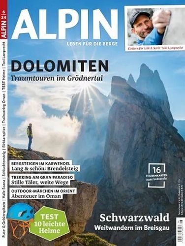 Cover: Alpin Das Bergmagazin Nro 06 Juni 2024
