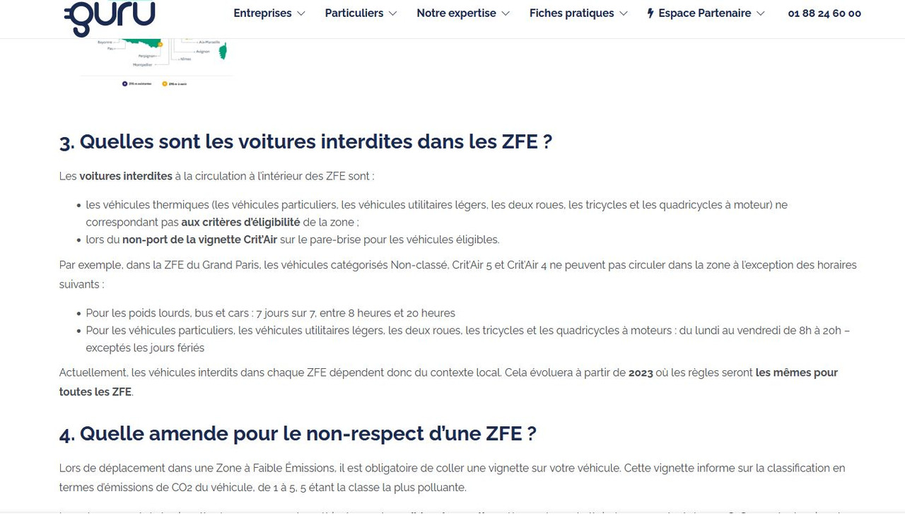 ZFE Interdiction autorisation