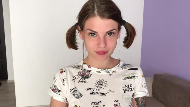 Sensual amateur daddy long hair