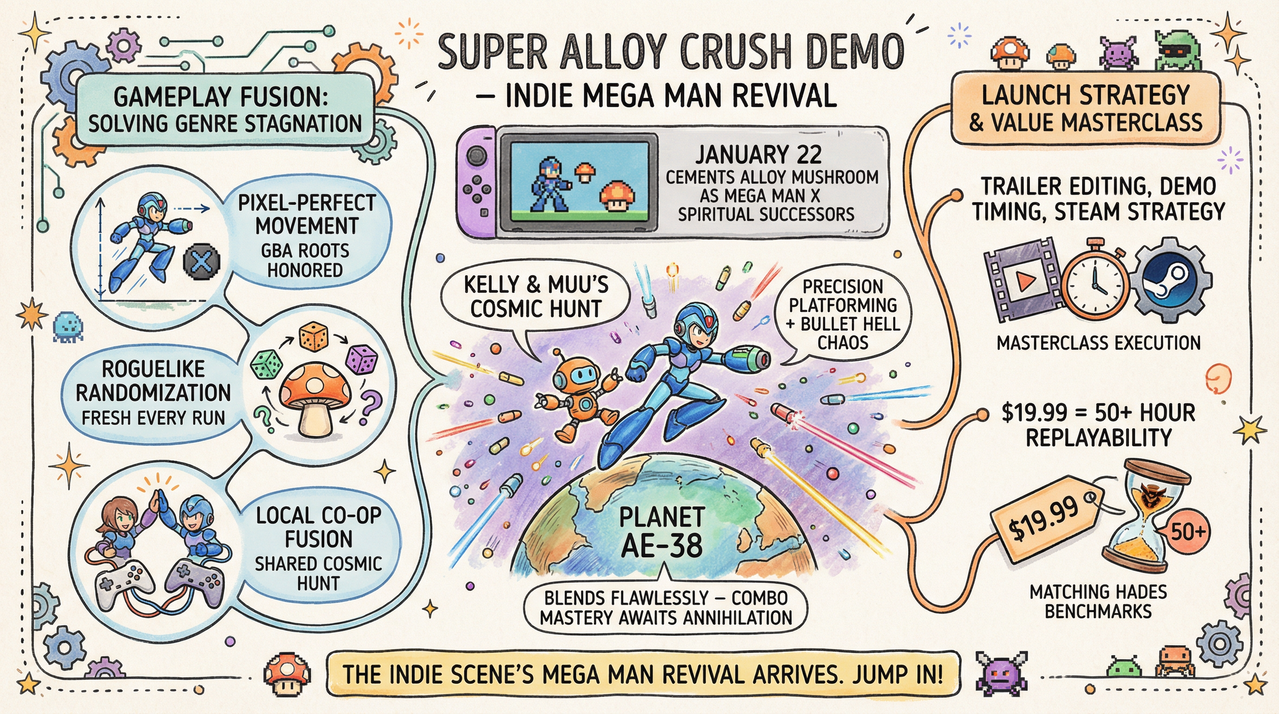 2D pixel art platformer with anime character designs and combo chains