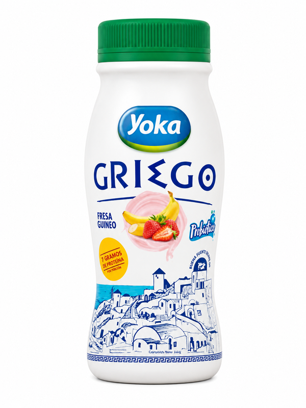 Yoka Griego Yogurt Fresa Guineo 240 Gr