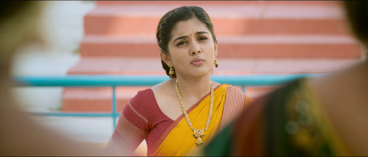 Nivetha Thomas- [SNASP] Busty ASS & Navel Sip scene -Ninnu Kori  (29)