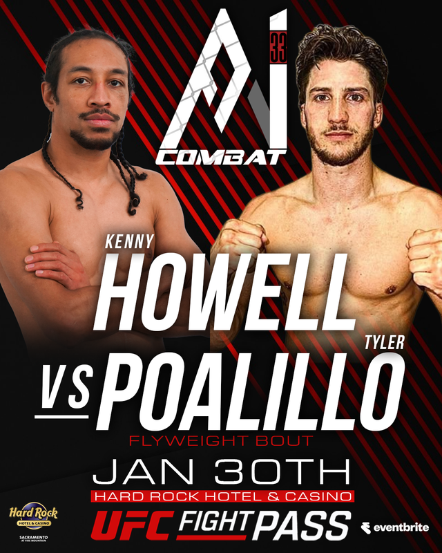 Kenny Howell and Tyler Paolillo to Clash at A1 Combat 33 in Cross Border Showdown