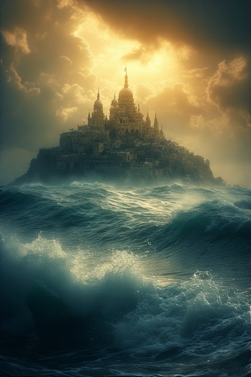 A-dramatic-seascape-depicts-a-2