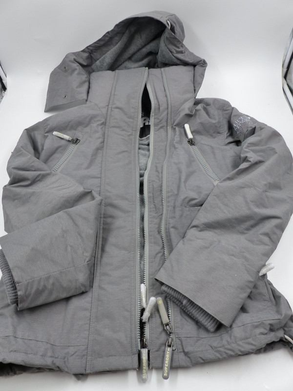 SUPERDRY HOODED ARCTIC WIND ATTACKER GREY MENS JACKET US MENS SIZE S  M50003LNF1 | MDG Sales, LLC