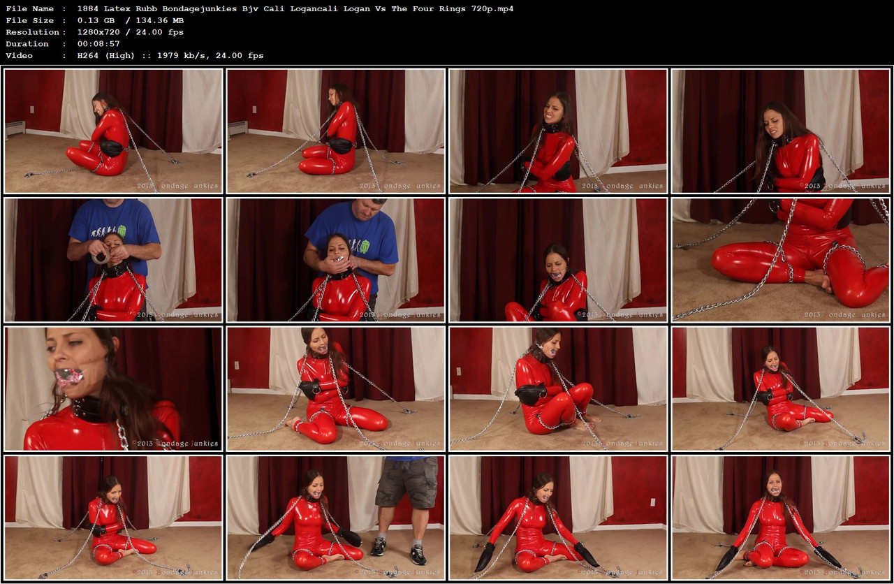 1884 Latex Rubb Bondagejunkies Bjv Cali Logancali Logan Vs The Four Rings 720p mp4
