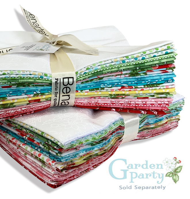 Benartex Garden Party Fat Quarter Bundle by Eleanor Burns
