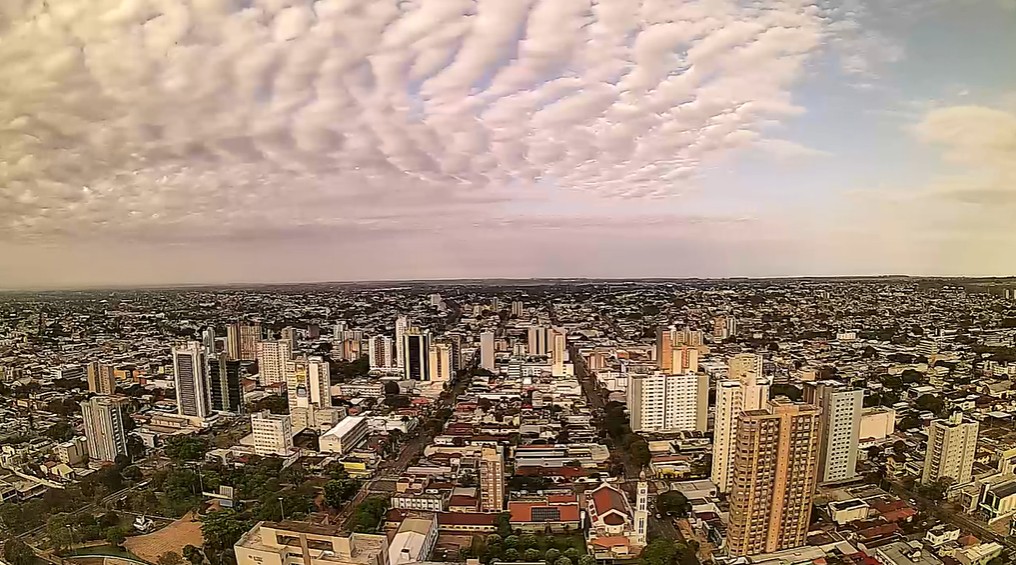Campo Grande nesta manhã de terça-feira