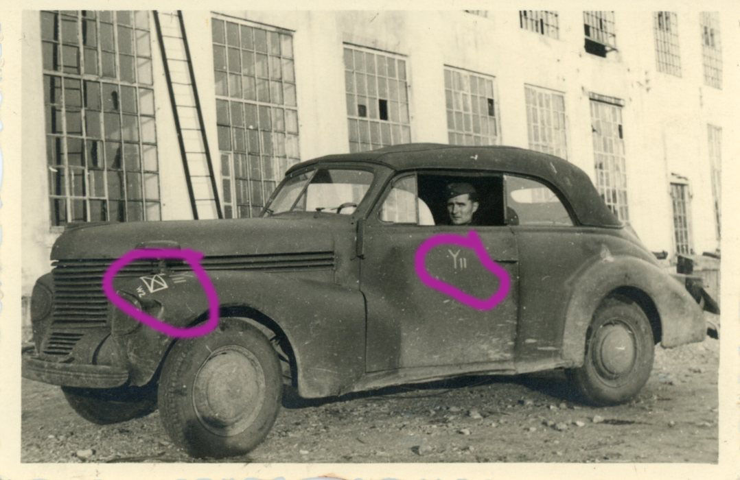 3. panzerdivision PKW Auto Kübelwagen Wagen Opel