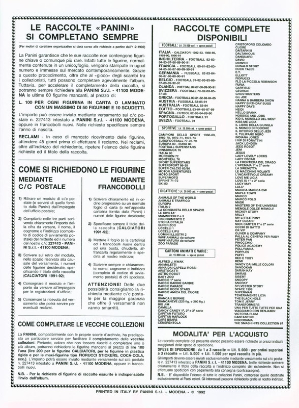 Calciatori 1991-1992 Panini-75