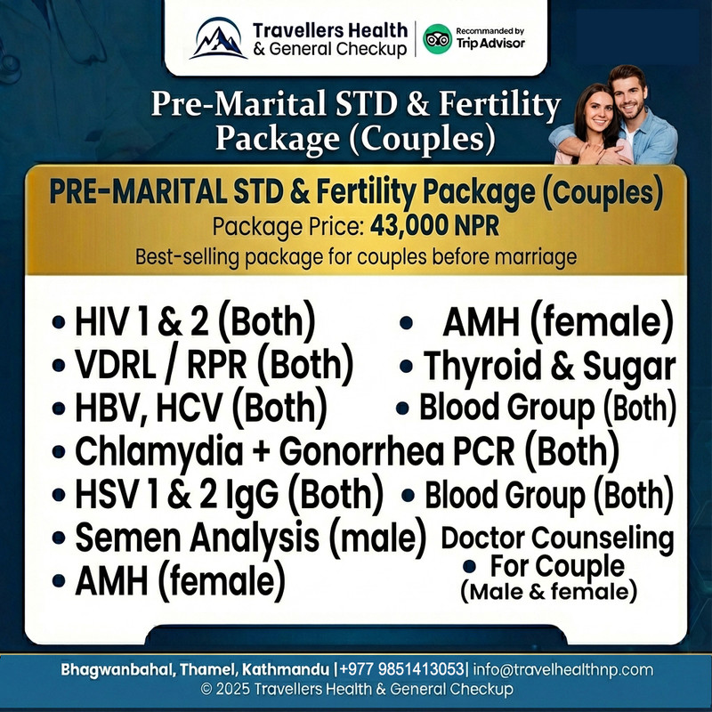 Pre-Marital STD & Fertility Package (Couples)