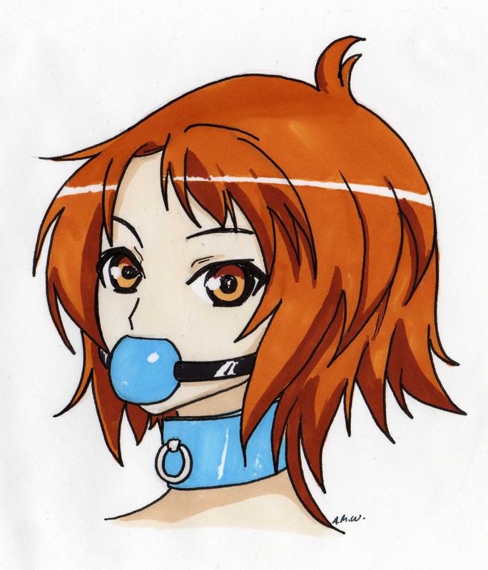 gagged and collared