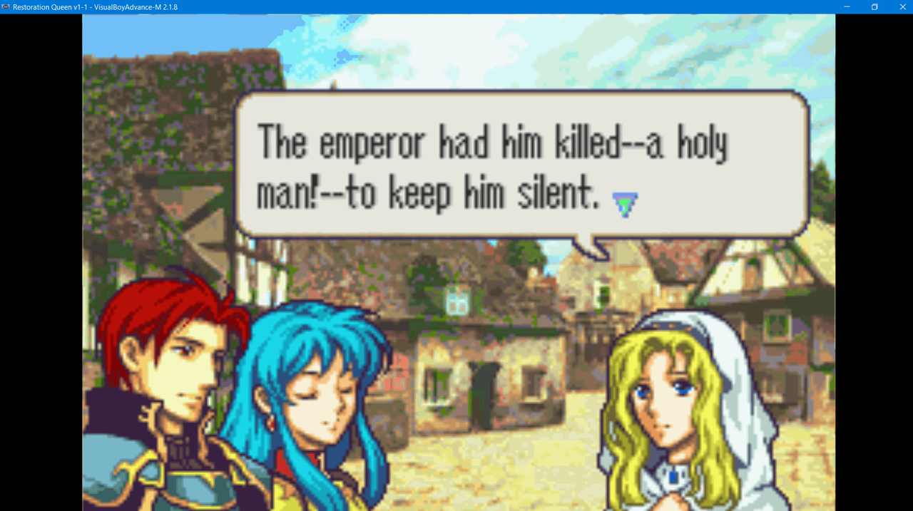 2024-02-21 23_31_05-Restoration Queen v1-1 - VisualBoyAdvance-M 2.1.8