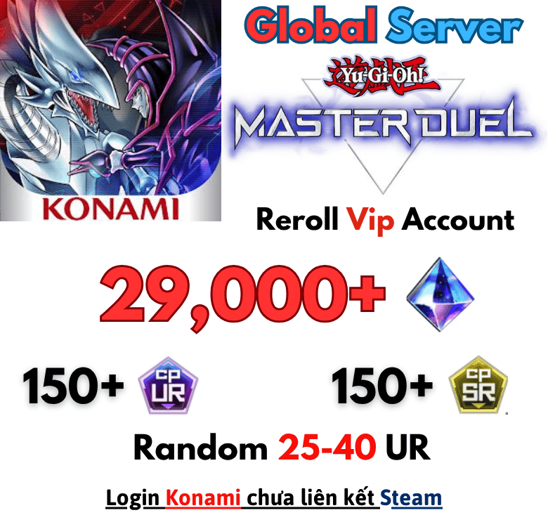 [GLobal] Yu-Gi-Oh! Master Duel Starter Account Gói 2